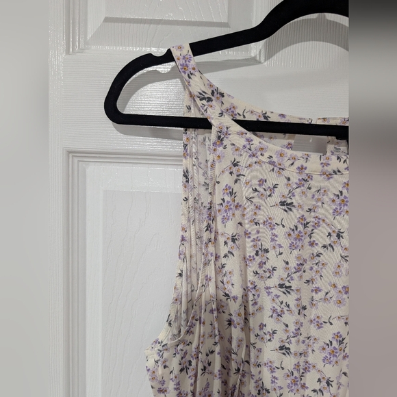 NWT Torrid Ditsy Floral Dew Challis Halter Hi Low Dress in Size 2 (18/20) - Picture 4 of 15